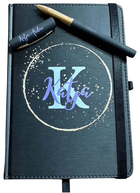 Notizbuch Personalisiert mit Stift