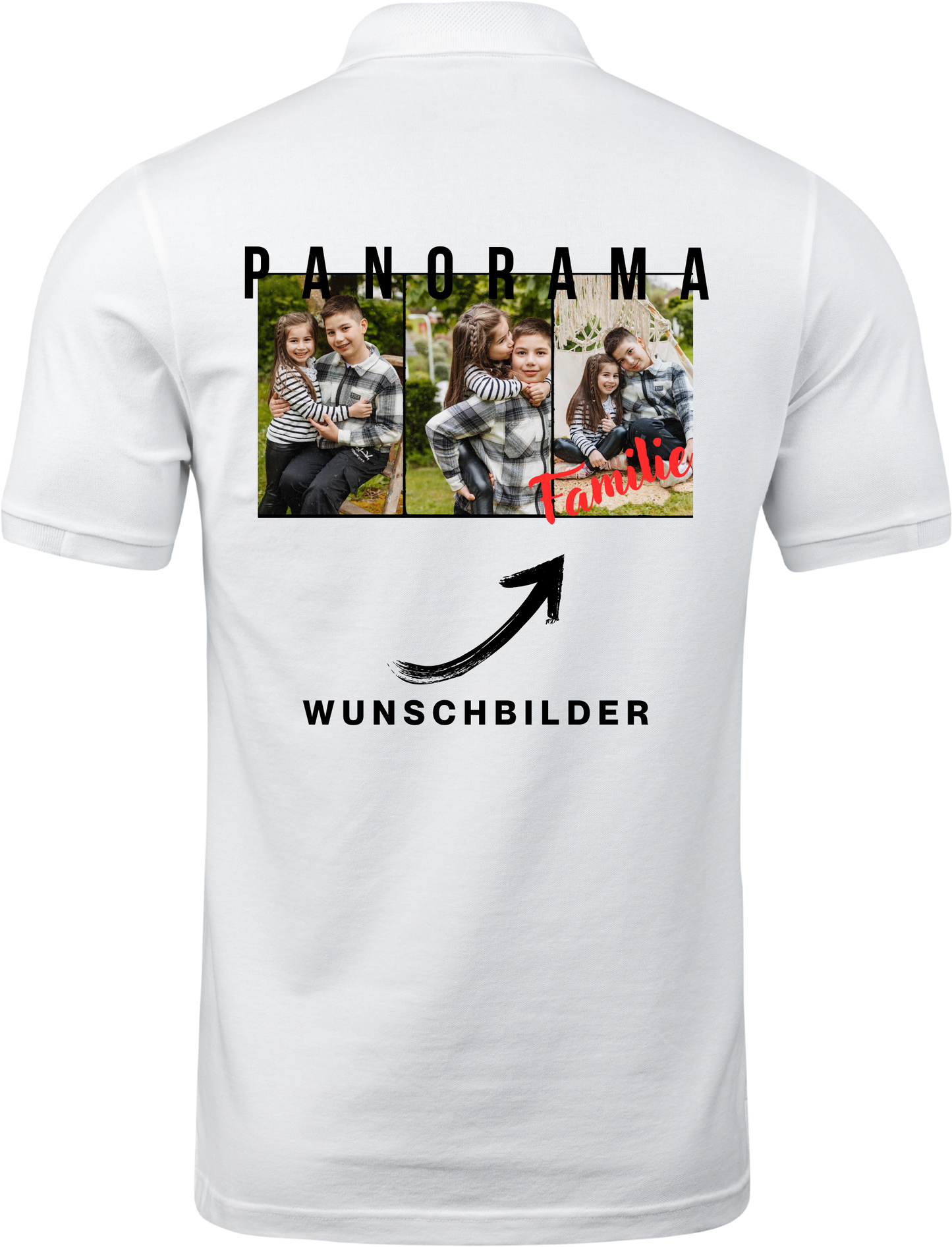 -Panorama - Poloshirt (weiß)