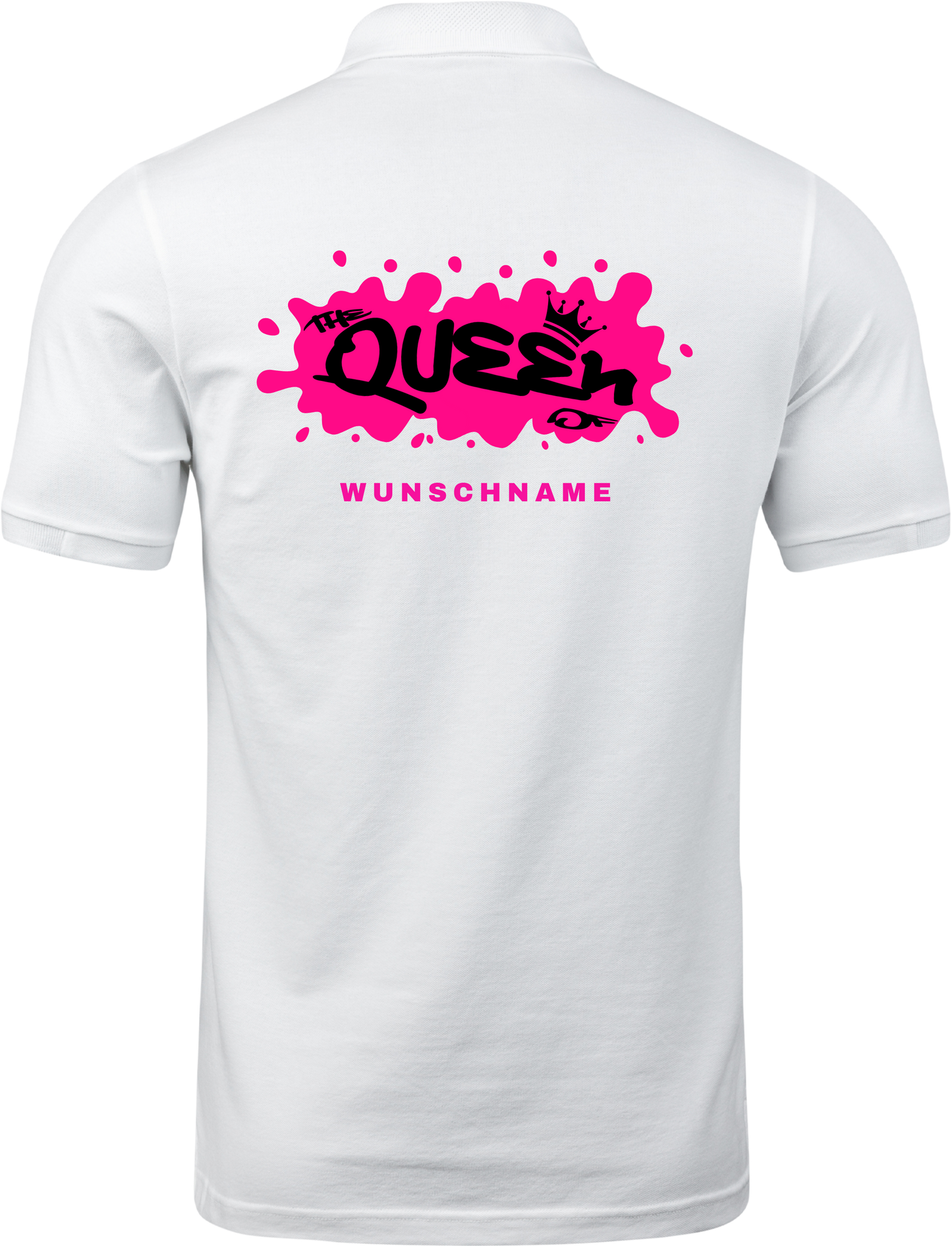 -The King & Queen of - Poloshirt (Weiß)