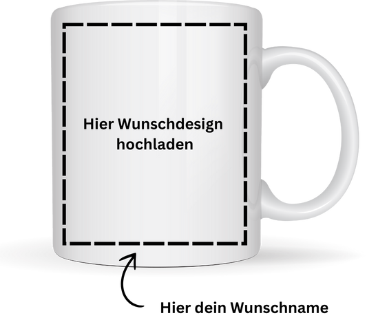 Personalisierte Tassen mit Wunschmotiv