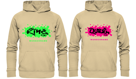 -The King&Queen of- Hoodie (Desert Sand)
