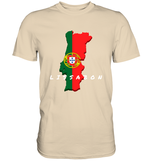 -MyLocation- Premium T-Shirt (Sand)