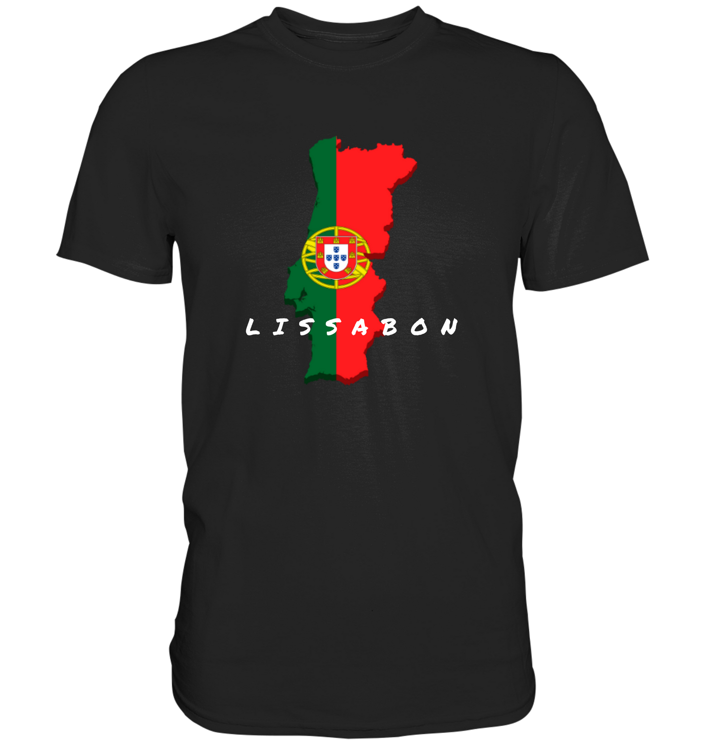 -MyLocation- Premium T-Shirt (Schwarz)