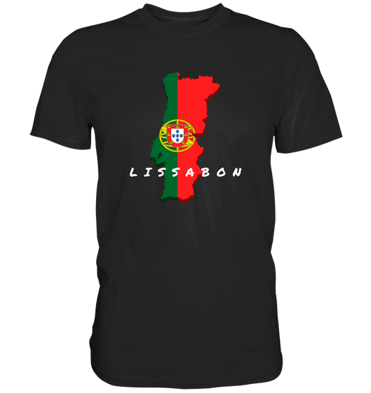 -MyLocation- Premium T-Shirt (Schwarz)