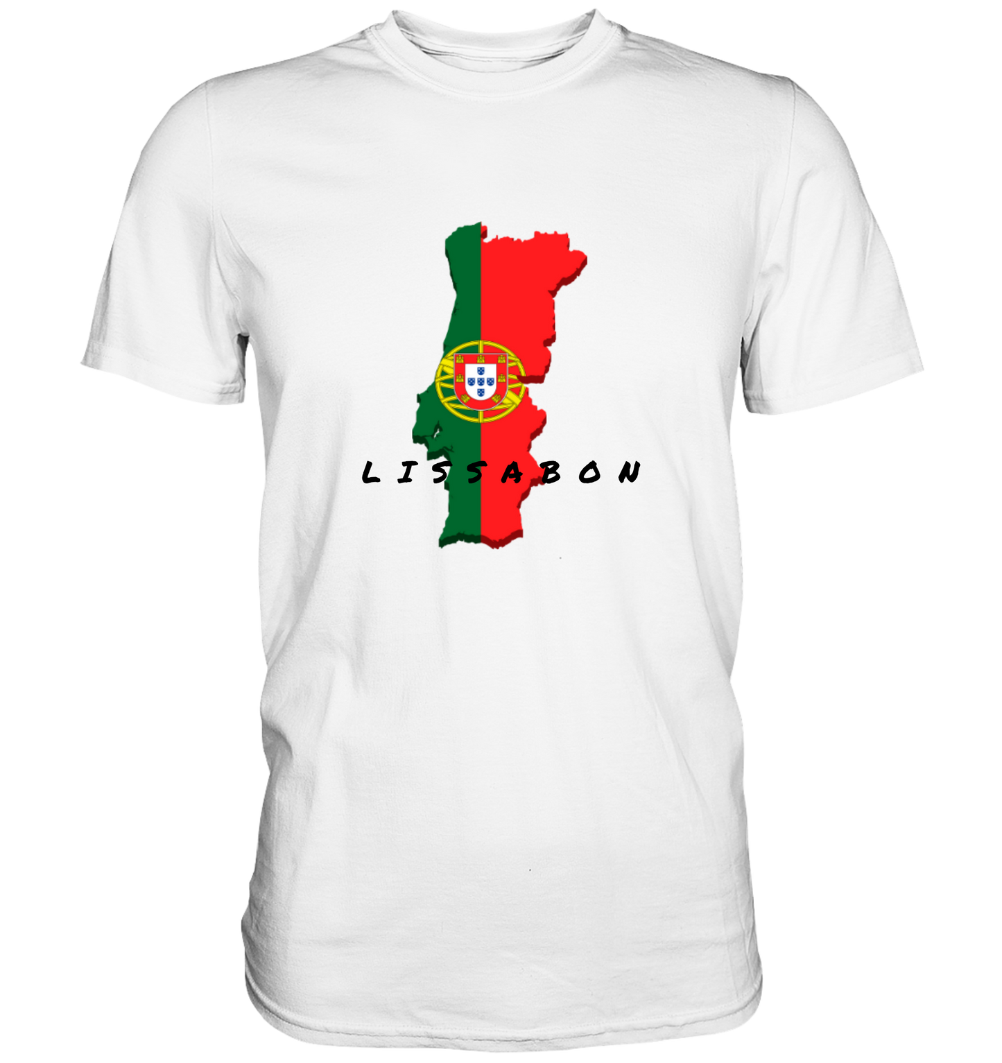 -MyLocation- Premium T-Shirt (Weiß)