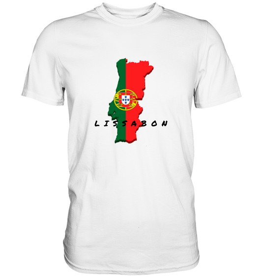 -MyLocation- Premium T-Shirt (Weiß)