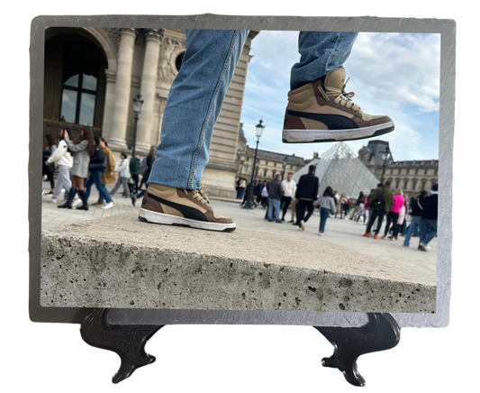 Schiefertafel 22x16 cm personalisiert mit Wunschfoto