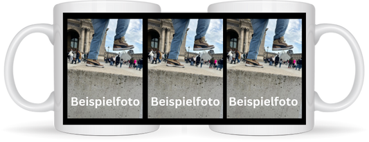 Foto-Tasse mit 3 Bildern